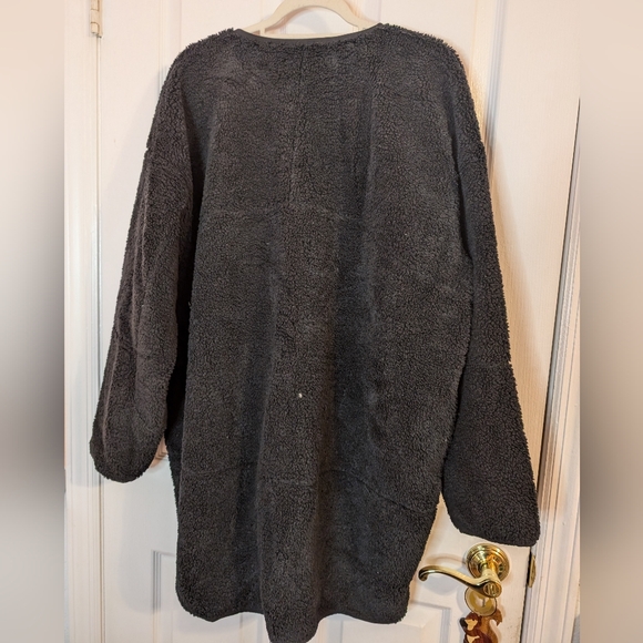 Lululemon collarless textured fleece full zip size 14 EUC - Picture 7 of 9